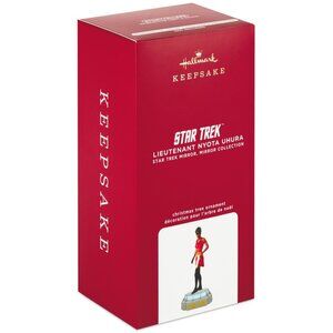 New! Star Trek Lt. Uhura Hallmark Keepsake Storyteller Ornament Light & Sound